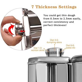 SEISSO パスタメーカー LW-JL-0143-SS Amazon | SEISSO パスタマシン 製麺機 手動 家庭用 1.5mm&6.5mm